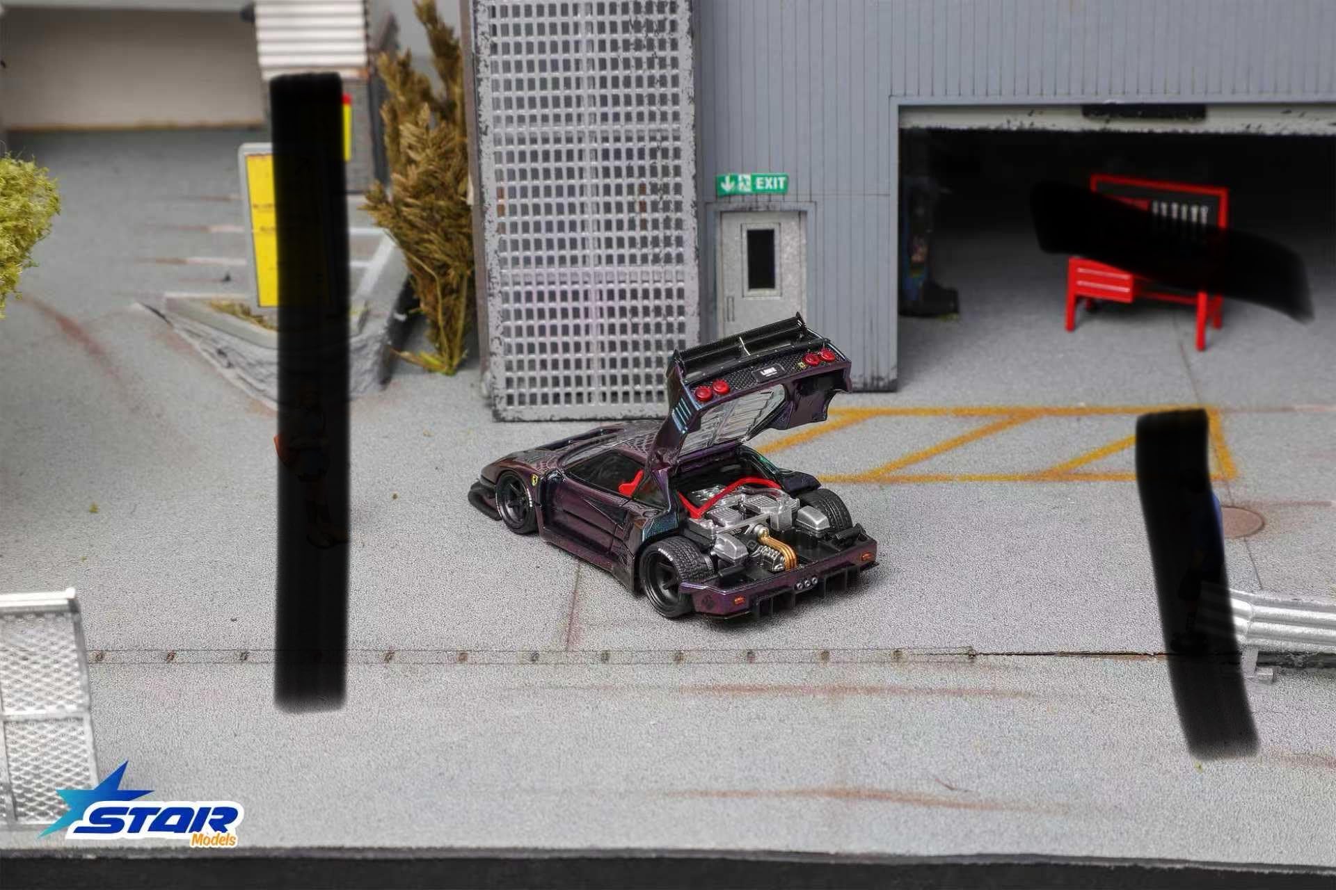 Amazon.co.jp: 1/64 star model Ferrari LBWK F40 Magic Purple : Hobbies